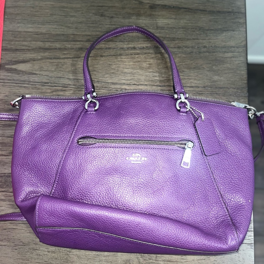 Coach purple crossbody